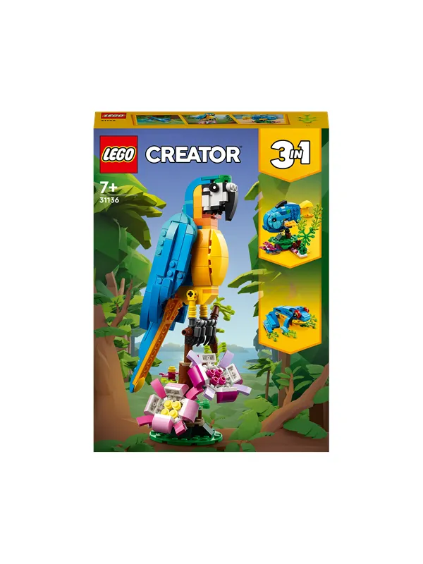 LEGO Creator 31136 Eksotisk papegøye