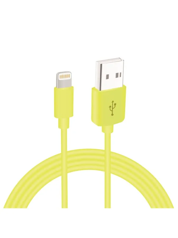 Sinox Lightning cable with original Apple™ chip - 2m - Yellow