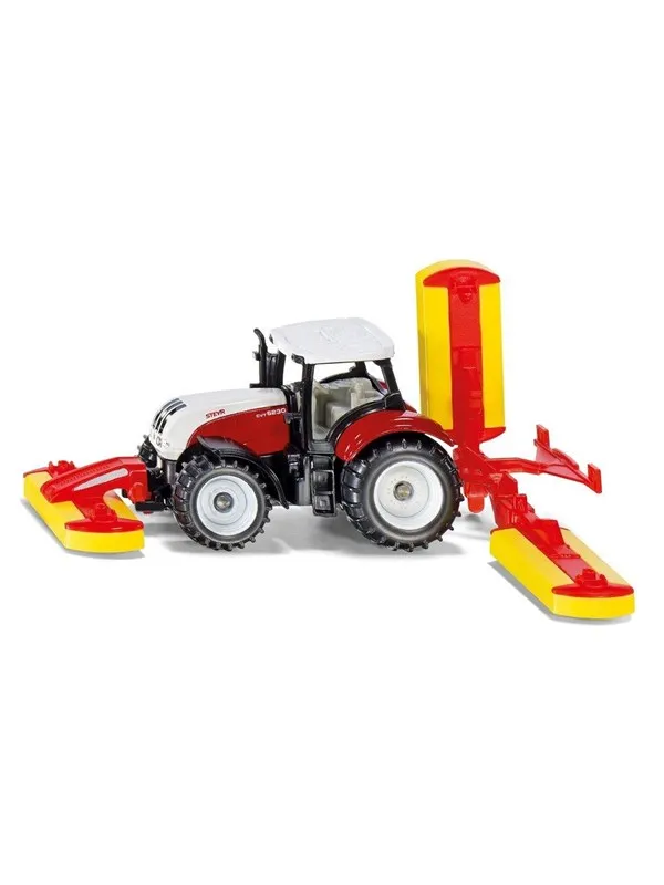 SIKU Steyr with Poettinger mower combination
