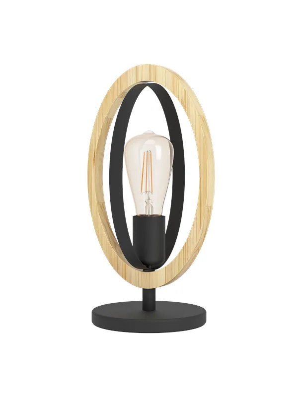 EGLO BASILDON table lamp black/wood