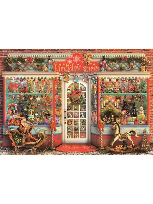 Clementoni Christmas Shop Puzzle - 1000 pcs. Gulv