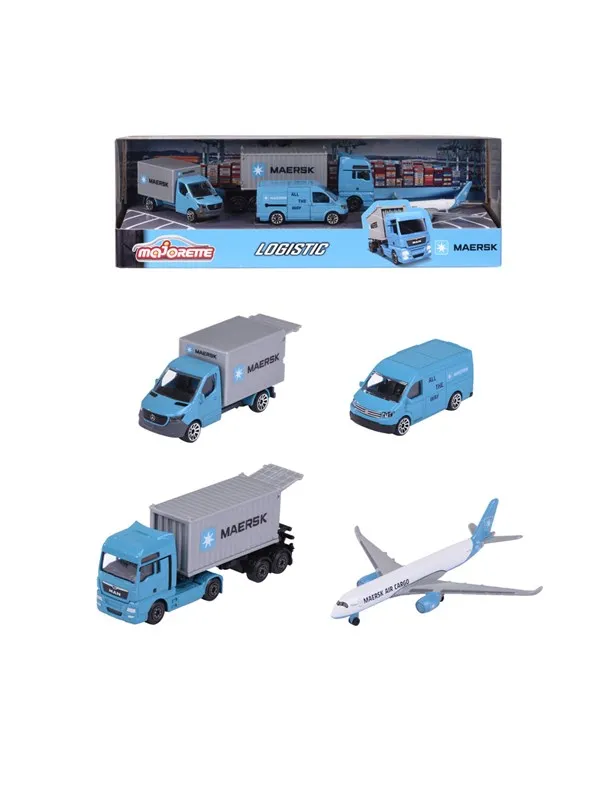 Majorette Maersk 4-Pack Gaveeske