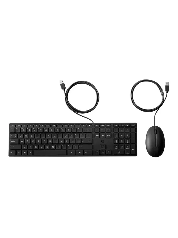 HP Desktop 320MK - Tastatur & Mussett - Dansk - Svart