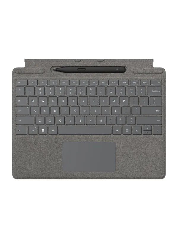 Microsoft Surface Pro Signature Keyboard - Tastatur - Fransk - Grå