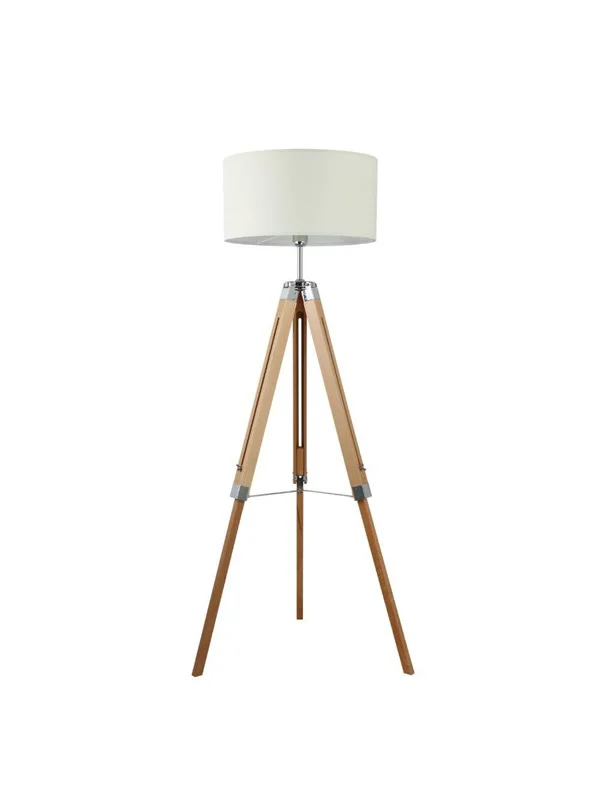 EGLO LANTADA GULV KROM/BEIGE