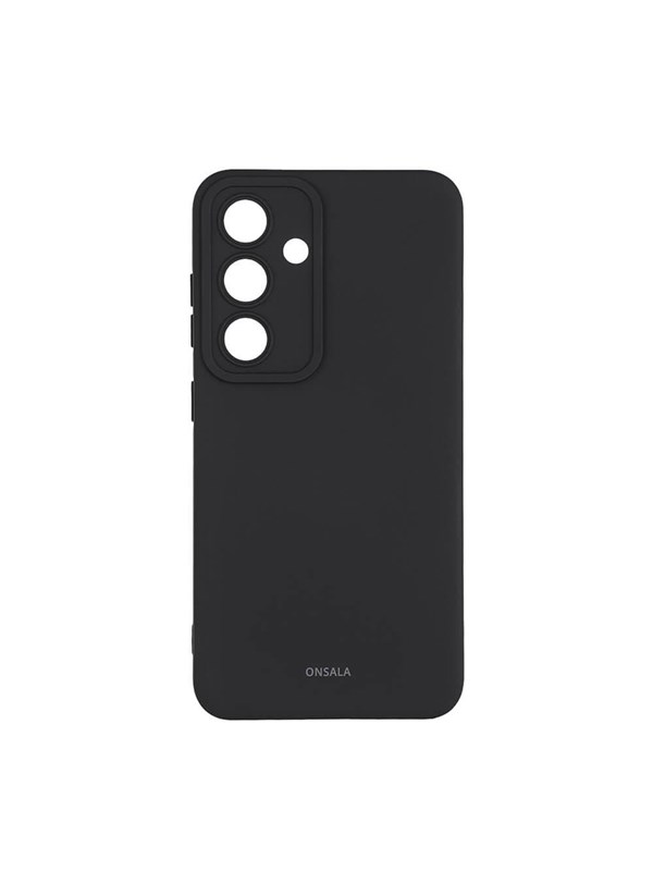 ONSALA Phone Case Silicone Black - Samsung S24 5G