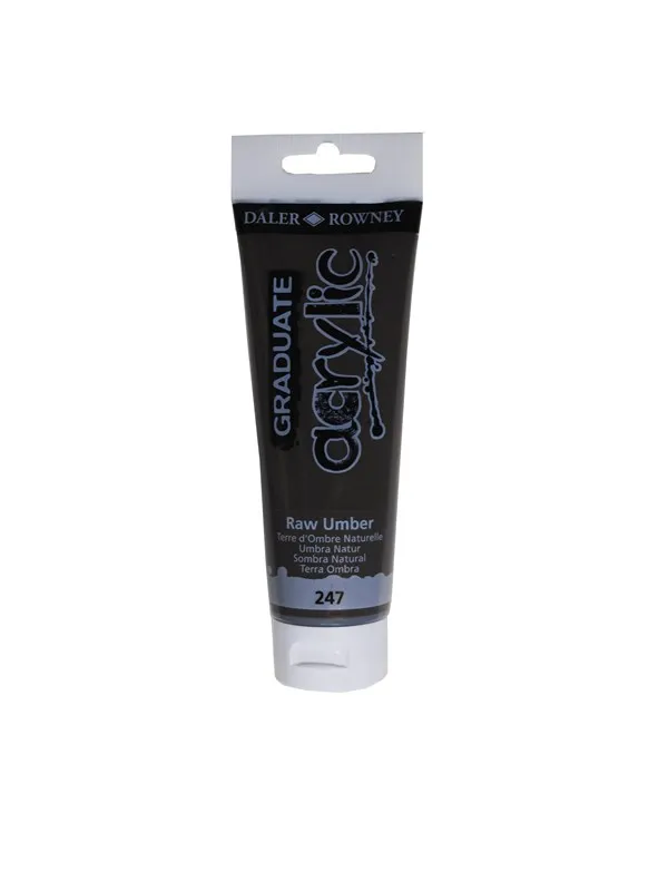 Daler-Rowney Graduate Acrylic 120 ml Raw Umber