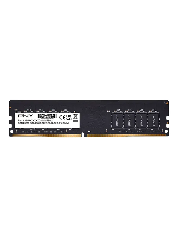 PNY Performance DDR4-3200 - 16GB - CL22 - Single Channel (1 pcs) - Svart