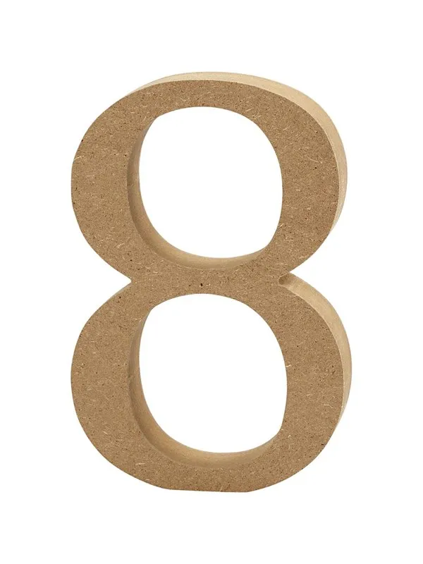 Creativ Company Number 8 MDF 13cm 1pc.