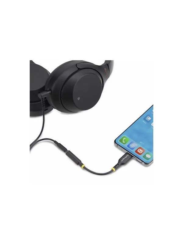 StarTech.com USB-C Audio Adapter to 3.5mm TRRS Jack Headphone Aux Dongle - USB-C to headphone jack adapter - 12.7 cm