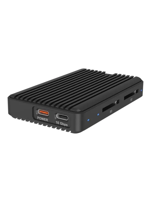 ICY BOX IB-CR602M-C31 - storage enclosure - SATA 6Gb/s / PCIe 3.0 x2 (NVMe) - USB 3.2 (Gen 2)