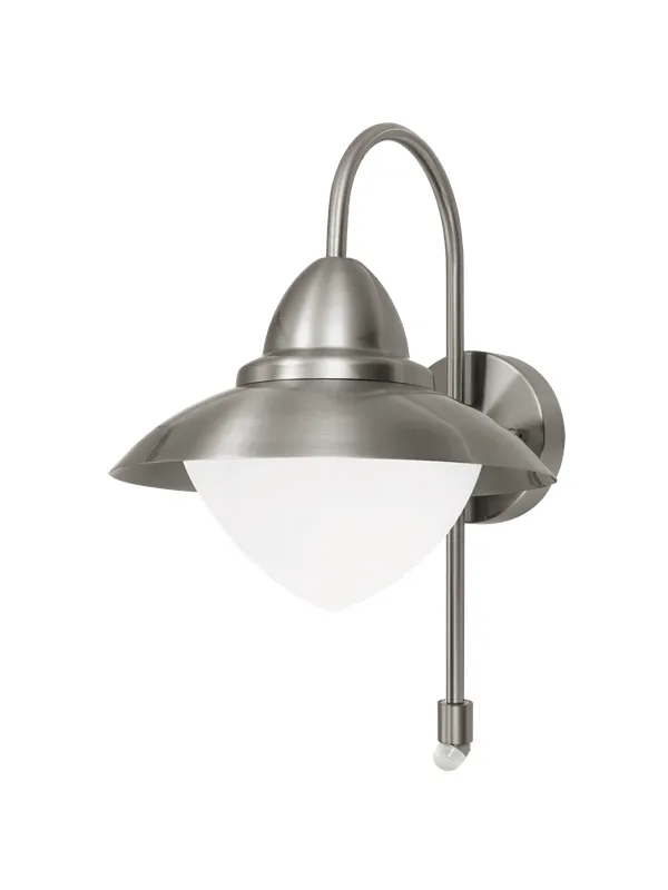 EGLO SIDNEY outdoor wall lamp with sensor stainless steel