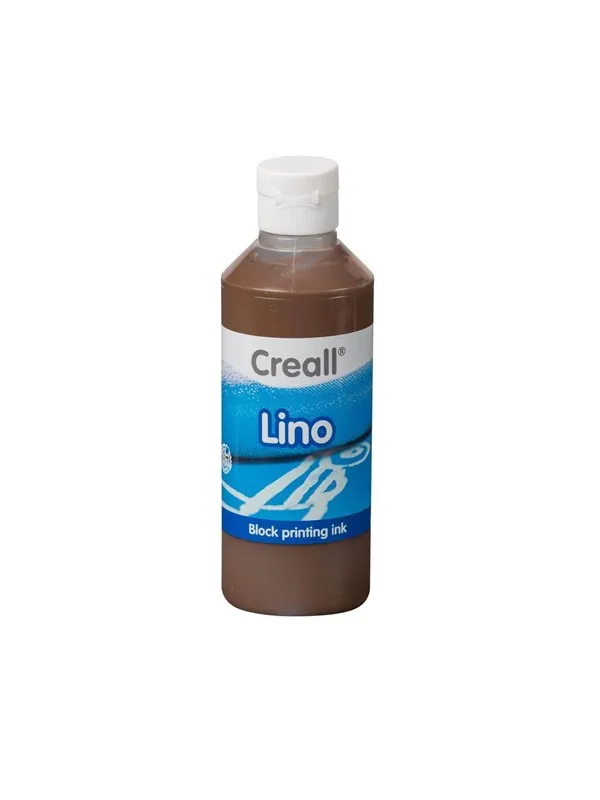 Creall Lino Blockprint Paint Brown 250ml