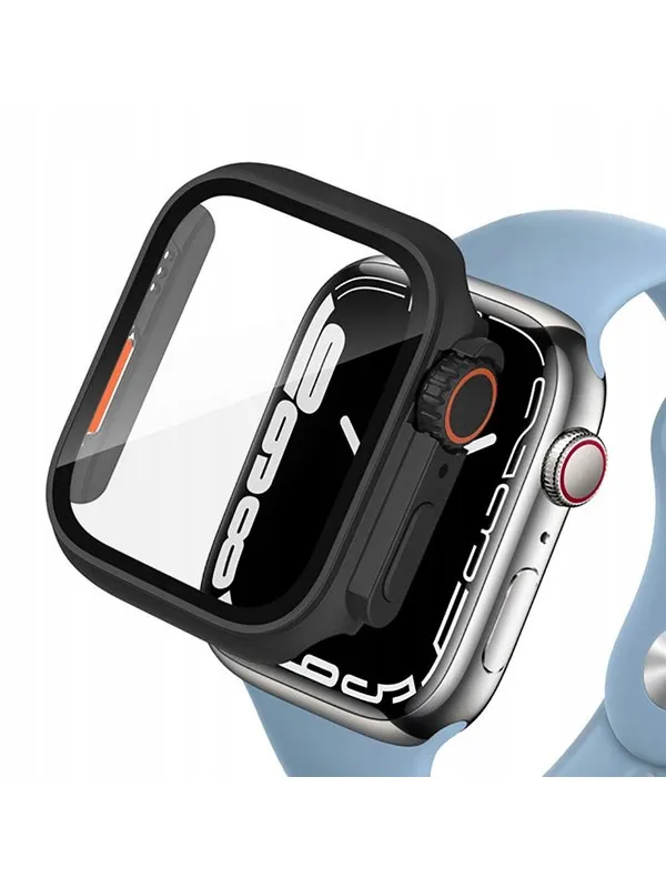 Tech-Protect Defense360 Case for Apple Watch 4 / 5 / 6 / SE (44mm) - Black & Orange