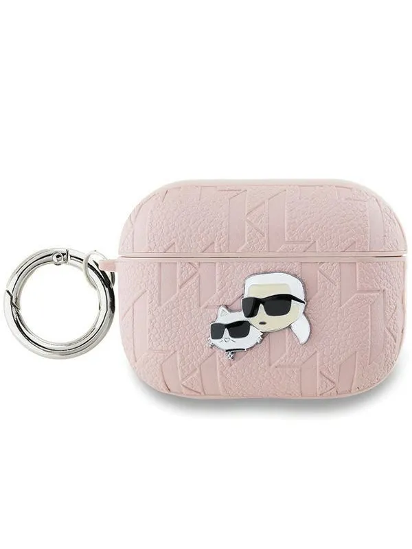Karl Lagerfeld Monogram Karl & Choupette Head case for AirPods Pro 2 - pink