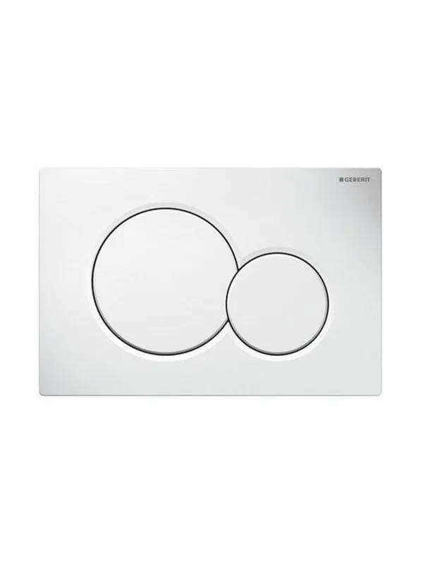 Geberit actuator plate sigma01 for dual flush: white alpine