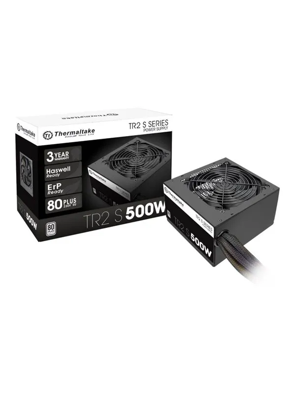 Thermaltake TR2 S 500W Strømforsyning (PSU) - 500 Watt - 120 mm - ATX - 80 Plus White sertifisert