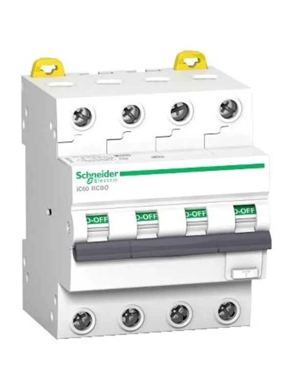 Schneider Electric Combination switch Acti 9 iC60 4P 20A 300mA C characteristic 6kA class A
