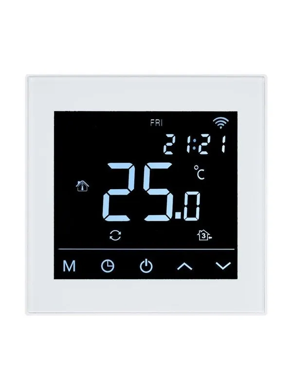 HEATCOM HC91 termostat med Wi-Fi, gulv- og romføler