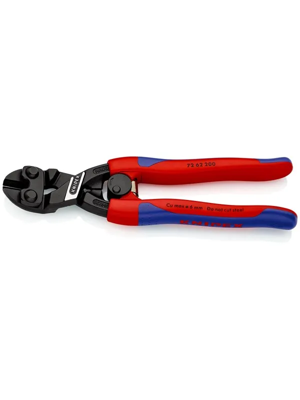 KNIPEX Kraft-flushkutter, for mykt metall og kunststoff