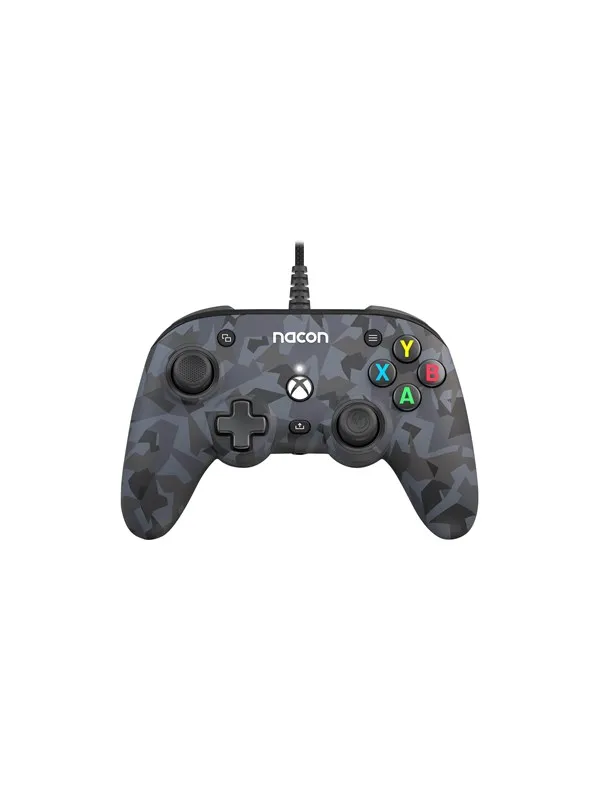 NACON Wired Pro Compact Controller Grey Camo - Wired Controller - Microsoft Xbox One