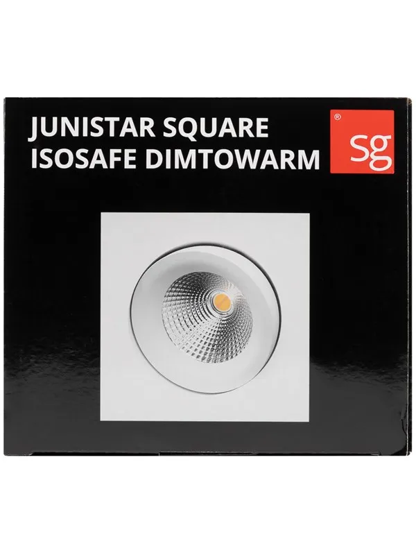 SG Armaturen Junistar square isosafe dimtowarm sort 7w