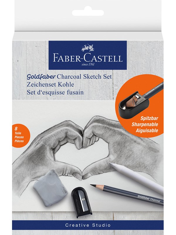 Faber-Castell Drawing Set Goldfaber Charcoal