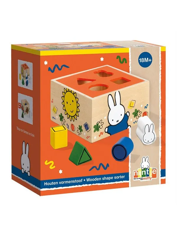 Bambolino Toys Miffy Shape Sorter Wood