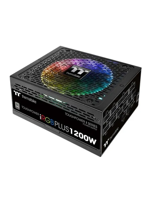 Thermaltake ToughPower iRGB PLUS TPI-1200DH3FCP Strømforsyning (PSU) - 1200 Watt - 140 mm - ATX - 80 Plus Titanium sertifisert