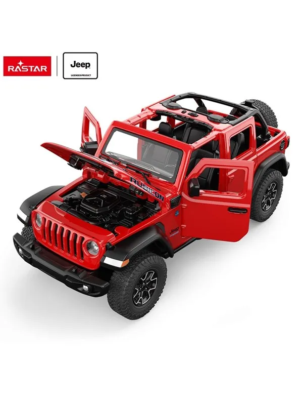 RASTAR Die cast 1:32 Jeep Wrangler Rubicon 4xe Red