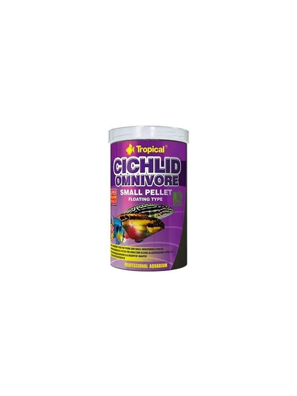 Tropical Cichlid Omnivore Small Pellet 1000 ml. / 360 g.