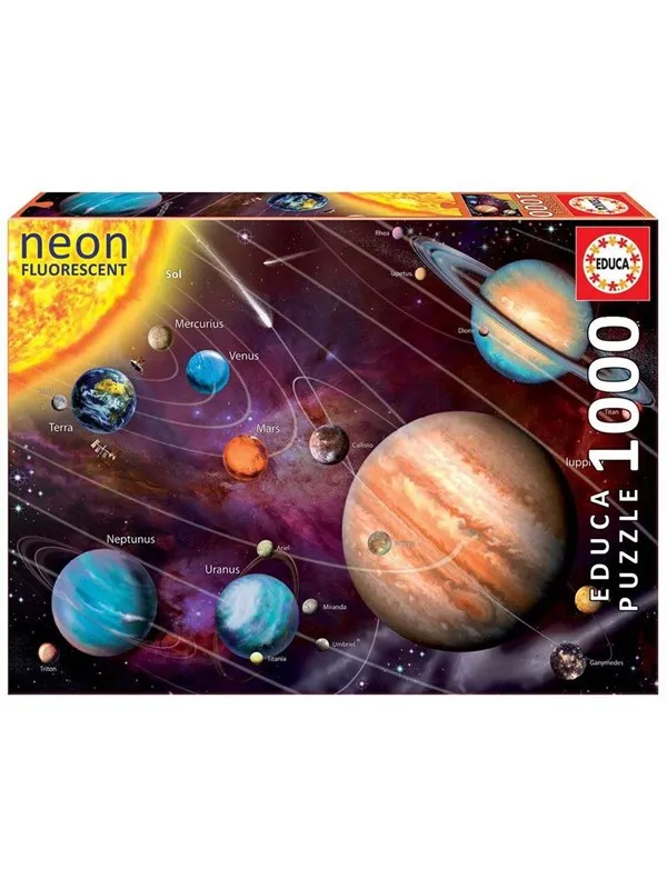 Educa 1000 Solar system Neon