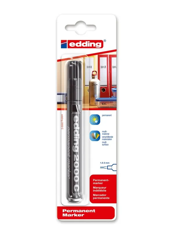 Edding e-2000 C permanent marker black