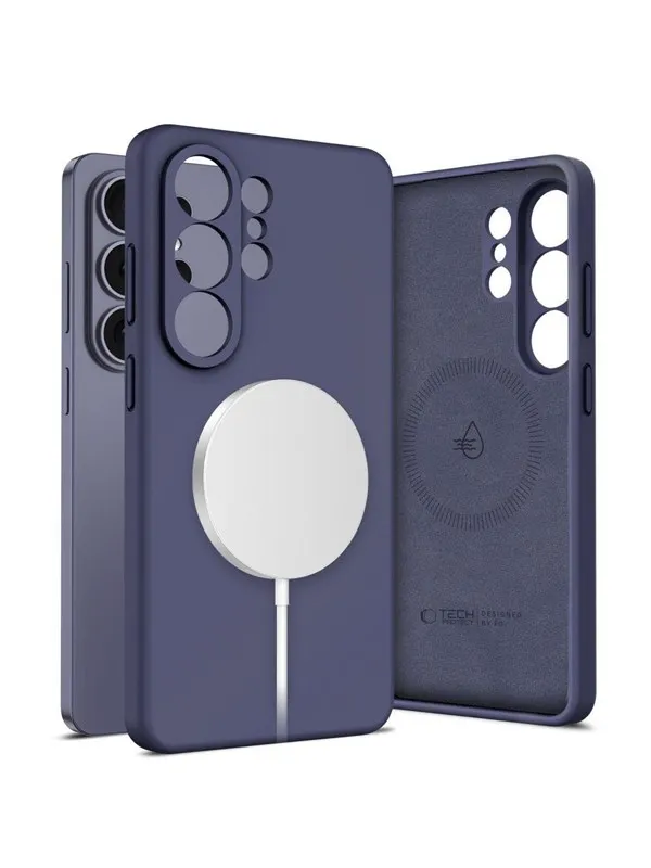 Tech-Protect Silicone MagSafe Case for Samsung Galaxy S26 Ultra - Purple
