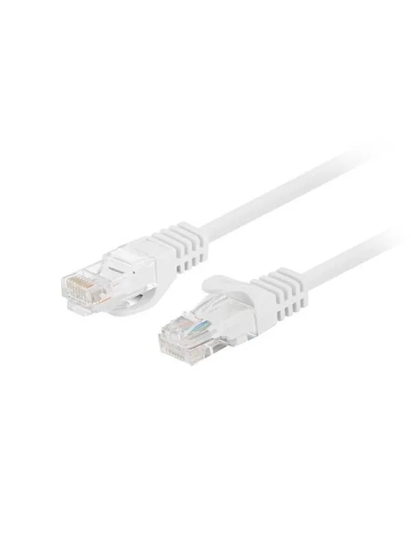 Lanberg patch cable - 3 m - white RAL 9010 - Hvit - 3m