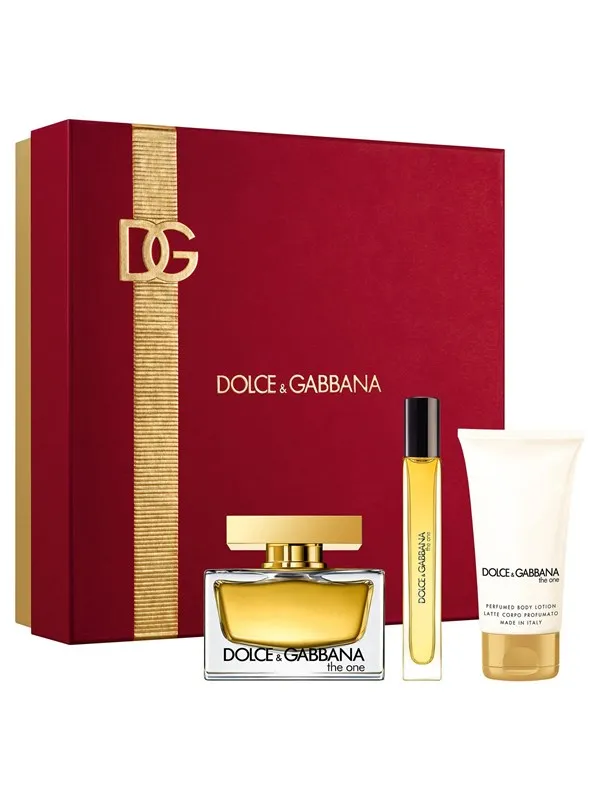 Dolce & Gabbana The One EDP 75 ml + Body Lotion 50 ml + EDP 10 ml - Giftset