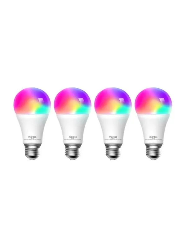 Meross MSL120 HomeKit WiFi Smart LED Light Bulb Four-Pack