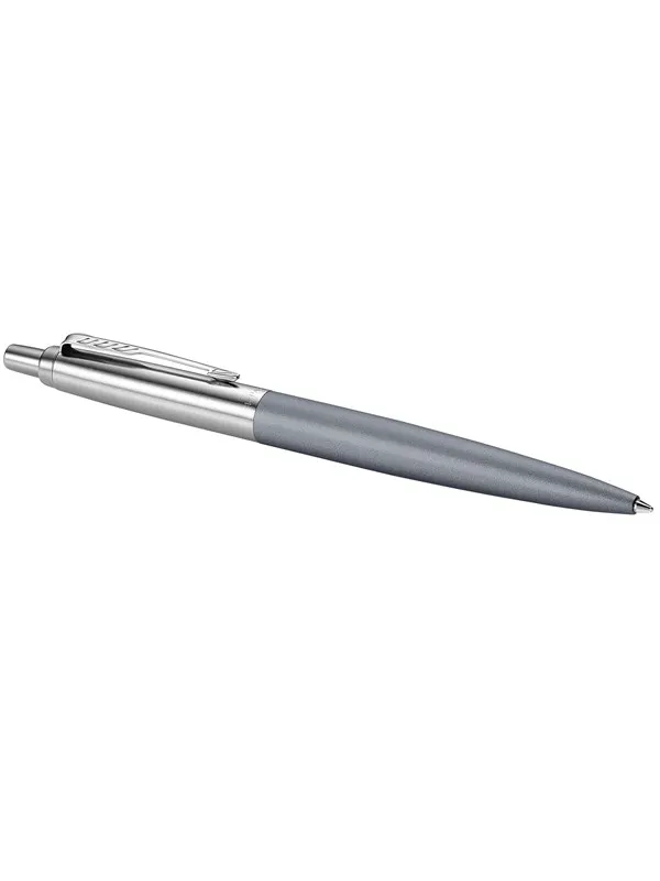Parker Jotter XL Ballpoint Pen | Alexandra Matte Grey with Chrome Trim | Medium Point Blue Ink | Gift Box