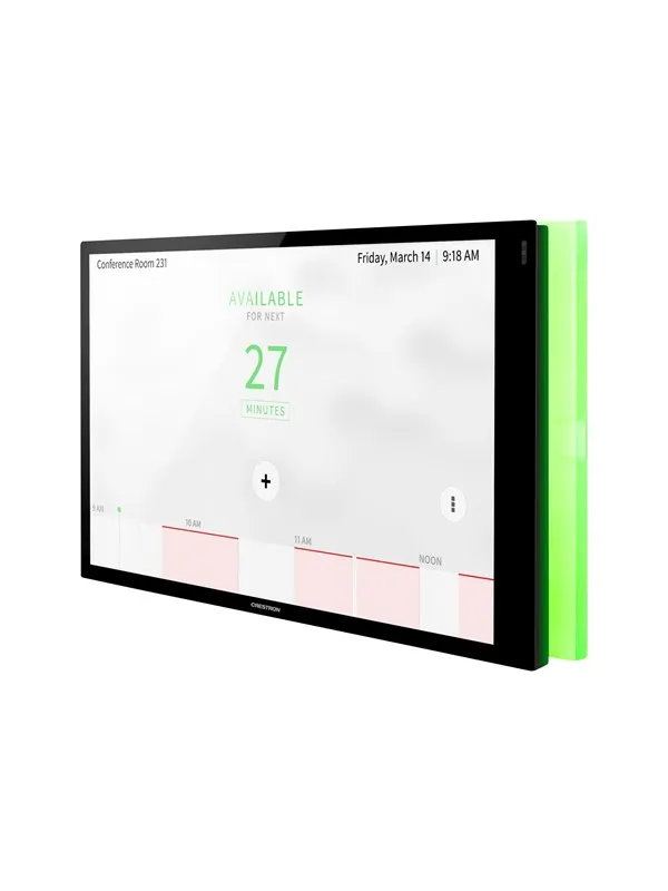 Crestron Electronics Crestron TSW-1070-LB-B-S - meeting room availability light bar - smooth black
