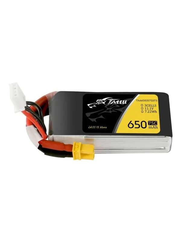 Gens ace &Tattu Battery 650mAh 11.1V 75C 3S1P