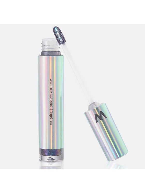 Wonderskin Wonder Blading Top Gloss- Blue Glitter