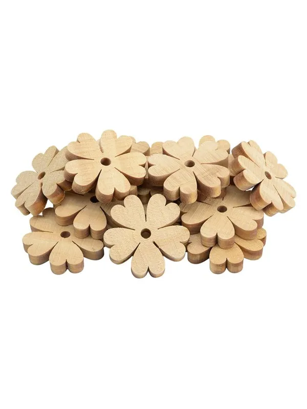 Colorations - Wooden Flower Decoration - 20 pcs.