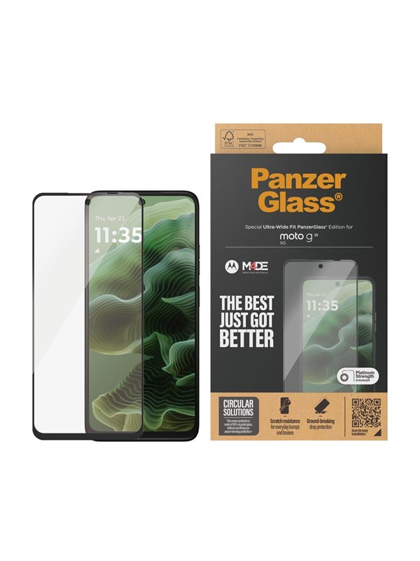 PanzerGlass Screen Protector Motorola Moto G35 5G | Ultra-Wide Fit