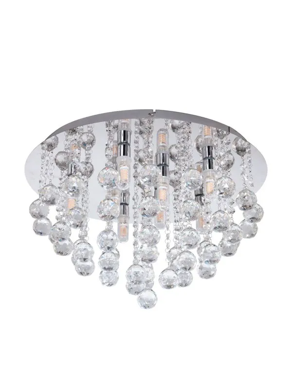 EGLO ALFARO ceiling lamp chrome/crystal glass