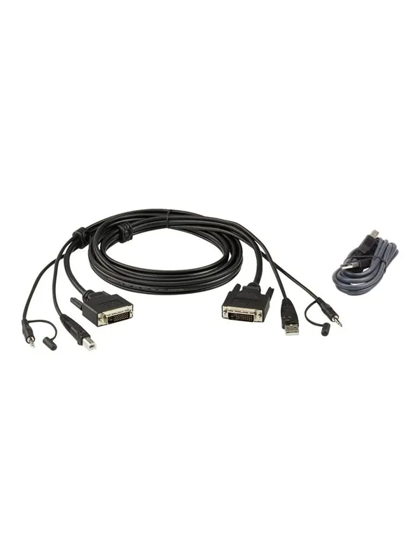 ATEN CABLE KIT DVI-Dd/USB/SP L:1.8M