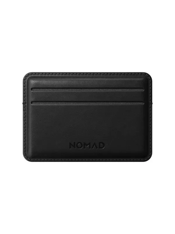 Nomad - Card Wallet - Black | Horween Leather