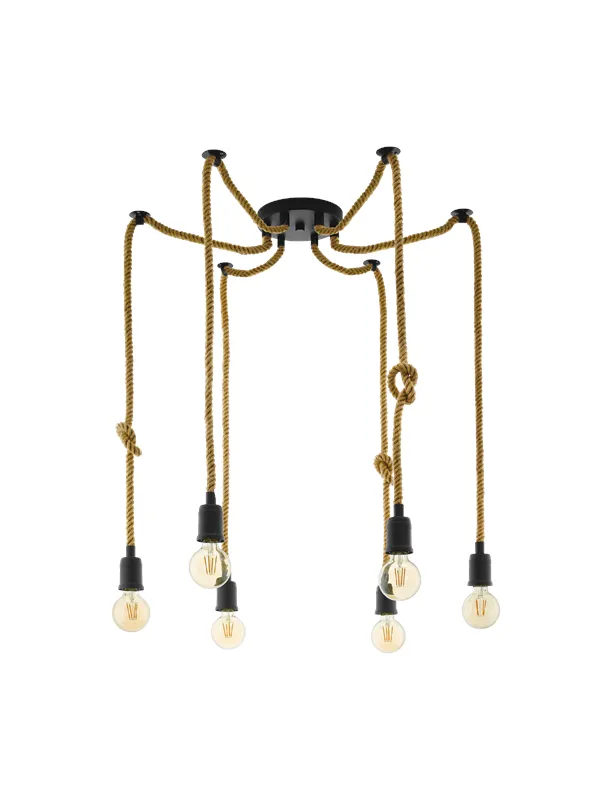 EGLO RAMPSIDE cluster pendant black/brown