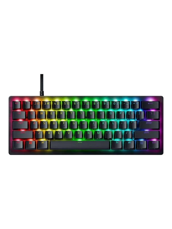 Razer Huntsman V3 Pro Mini (60%) - Analog Optical Gen-2 - Gamingtastatur - Uten numpad - Engelsk (USA) - Svart