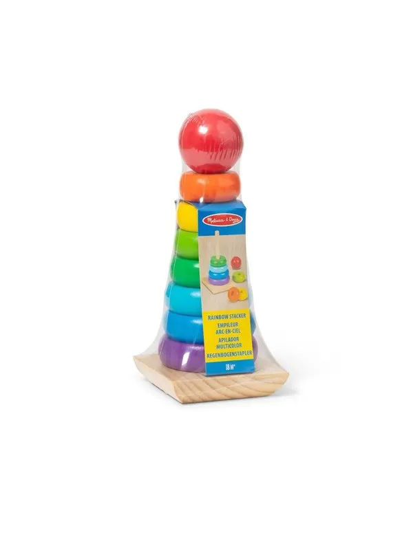Melissa & Doug Wooden Stacker Rainbow