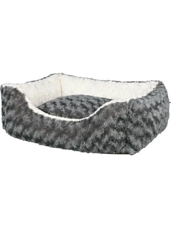 Trixie Kaline bed square 65 × 50 cm grey/cream